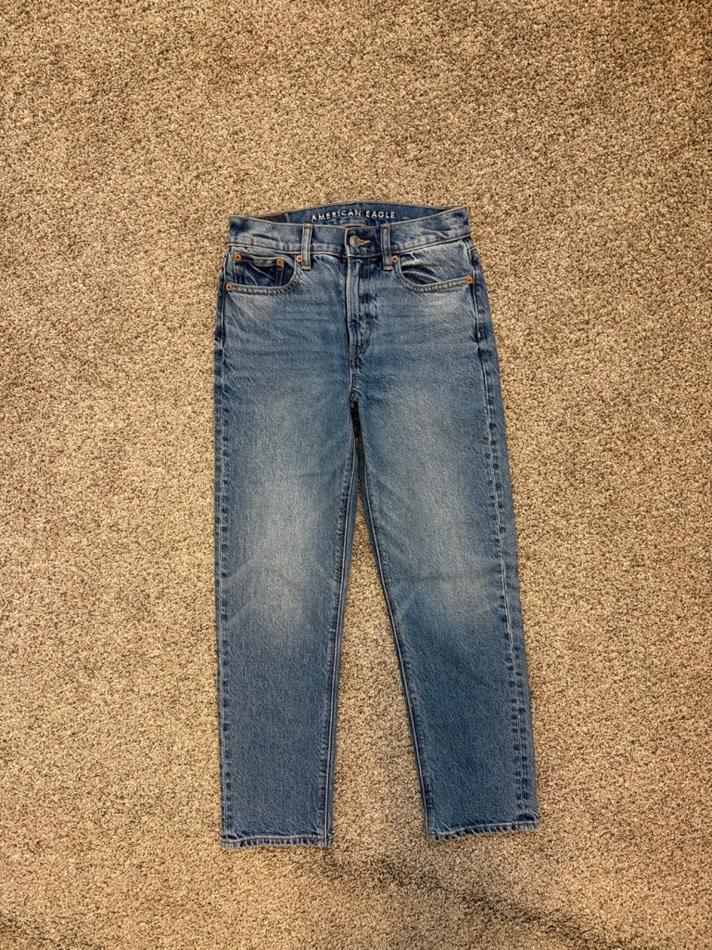 American Eagle Outfitters women’s Medium Blue Slim-Straight Jeans